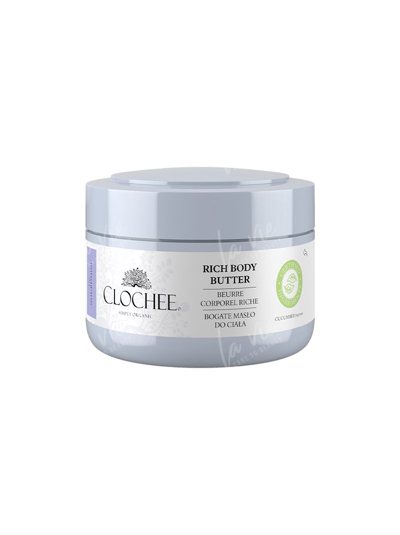 Clochee - Bogate masło do ciała o zapachu ogórka 250 ml