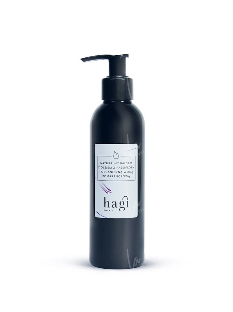 Hagi - Naturalny balsam z olejem z passiflory i organiczną wodą pomarańczową 200 ml