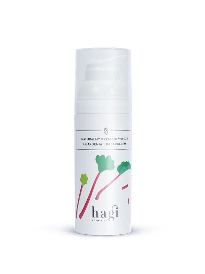 Hagi - Naturalny krem odżywczy z gardenią i rabarbarem 50 ml