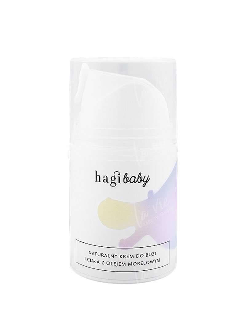 Hagi - baby Naturalny krem do buzi i ciała z olejem morelowym 50 ml
