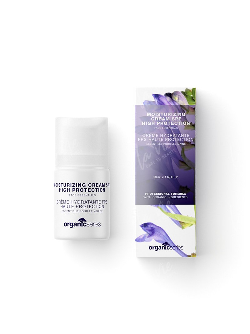 Organic Series - Krem nawilżający z filtrem - wysoka ochrona SPF 43 50 ml