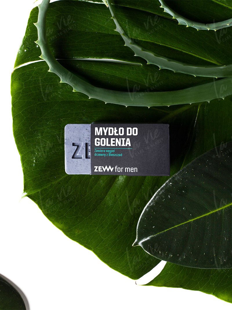 ZEW for Men  - Mydło do golenia z węglem drzewnym