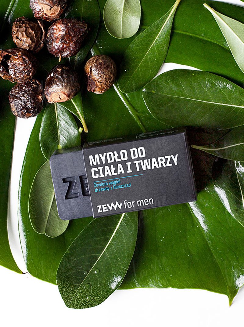 ZEW for Men  - Mydło do twarzy i ciała z węglem drzewnym