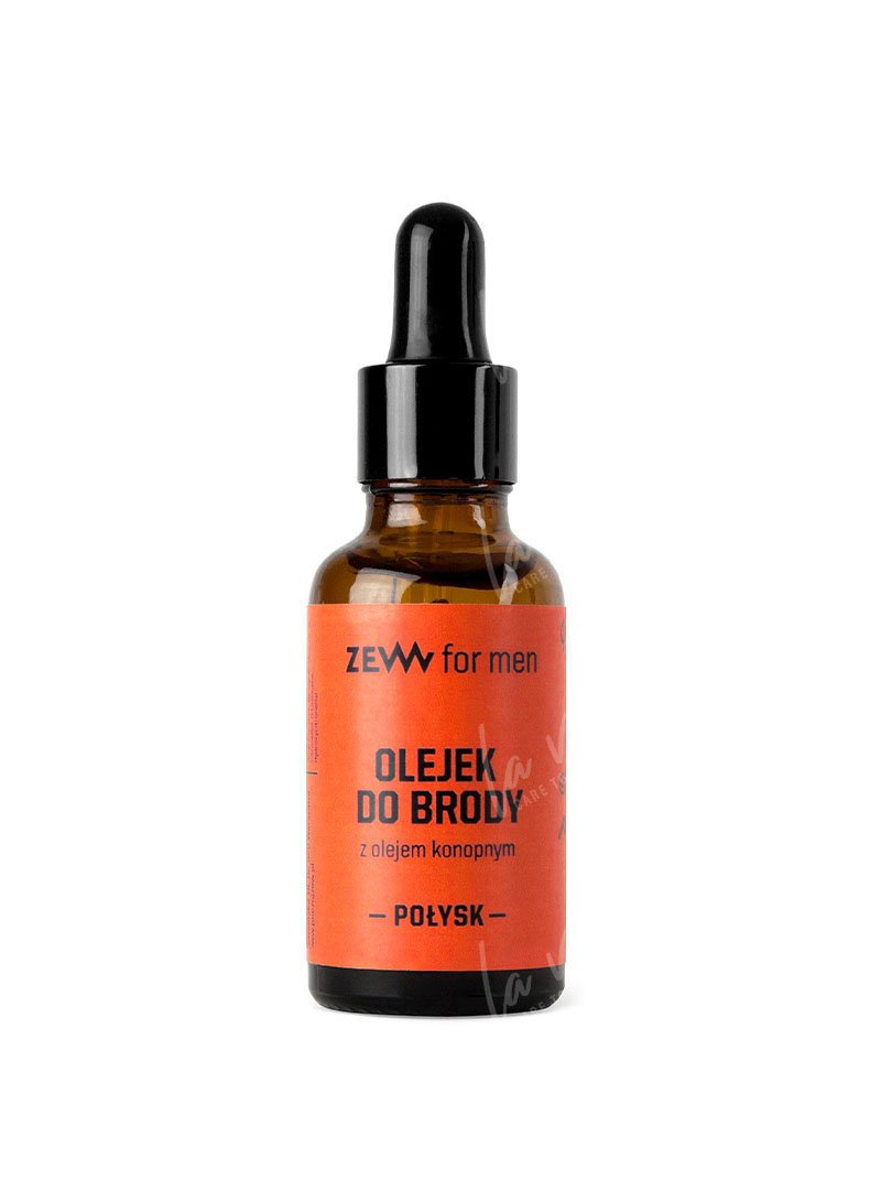ZEW for Men  - Olejek do brody z olejem konopnym 30 ml POŁYSK