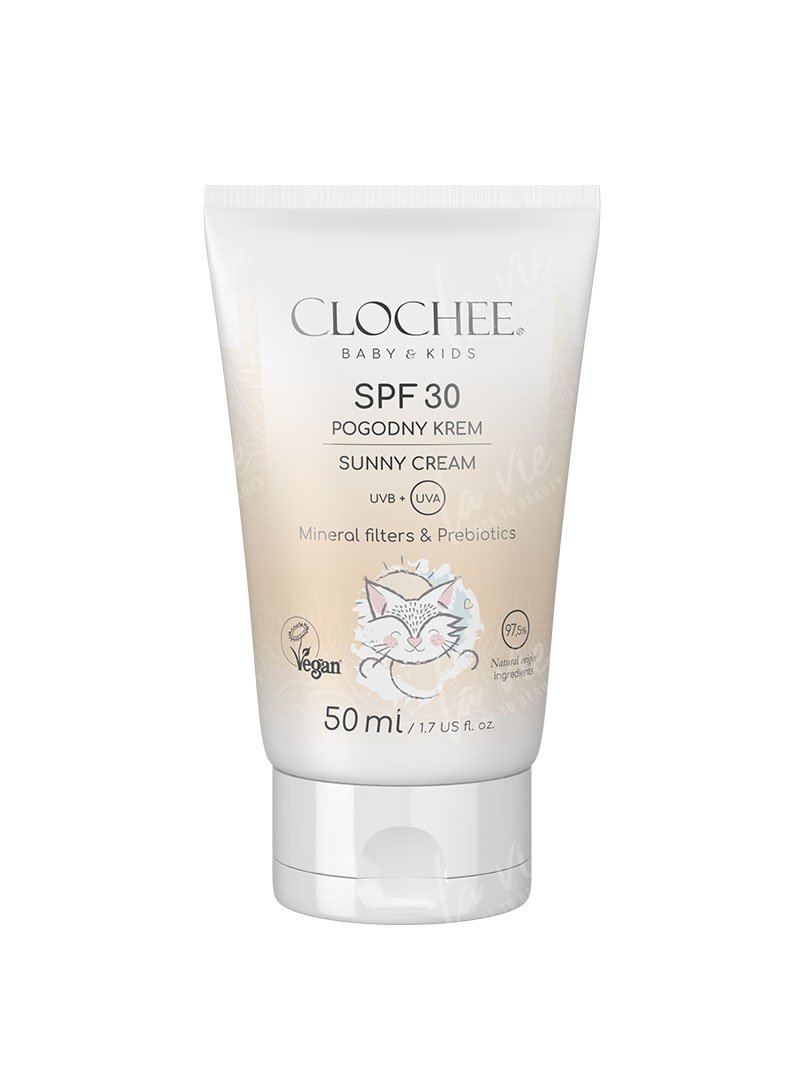 Clochee Baby - Pogodny krem SPF 30 dla dzieci
